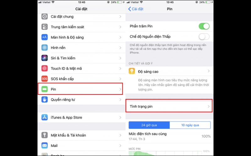 Pin chai là nỗi lo thường trực khi mua iphone cũ